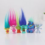 SAMANIS Trolls Action Figure Toy Set-6Pcs/Set 6-8 Cm