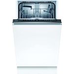 Bosch Home & Kitchen Appliances Bosch SPV2HKX39G Serie 2 Fully Integrated Dishwasher with 9 place settings, Home Connect, ExtraDry, InfoLight and DossageAssist, DuoPower Spray Arms, 60cm