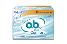 O.B. ProComfort Tampons - Super (Heavy Flow, 10 Piece)