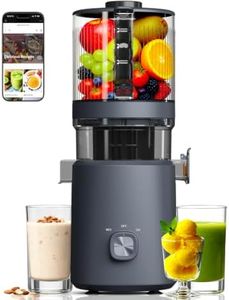 Rexsoul 3-in-1 Cold Press Juicer Machine, Featuring a 6.5" Wide Feed Chute