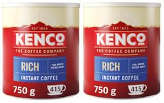 Kenco Rich Instant coffee Tin 750g (Pack of 2)