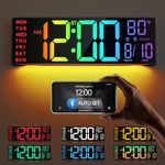JALL 16.2" Large Digital Wall Clock