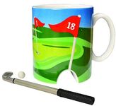 Longridge Golf Mug and Mini Putter - White