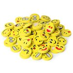 Mr. Pen- Erasers, Pack of 64, Emoji Eraser, Pencil Erasers, Erasers for Kids, School Supplies, Mini Eraser Pencil for Students, Fun Eraser, Cute Erasers, Eraser for School, Prizes for Kids Classroom