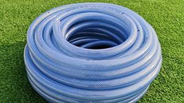 Sylix High Pressure Braided Clear Flexible PVC Tubing Heavy Duty pipe (Size - 32mm - 1.25 Inch, Length - 15 Meter)