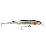 Rapala Floating Magnum Lure with Two No. 4/0 Hooks, 2.7-3.3 m Swimming Depth, 18 cm Size, Shiner