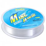 Soodyoow 100 Meters Fish Line Clear Nylon Fishing Line, Invisible Monofilament Wire Fishing Line about 0.45mm in diameter, Strong Tension Wire Fishing Line