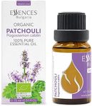 Essences Bulgaria Organic Patchouli Essential Oil 0.51 Fl Oz 15ml Pogostemon cablin - 100% Pure Natural Undiluted Therapeutic Grade for Aromatherapy Diffuser Sauna, DIY Perfume, Soap and Candle Making