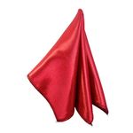 Young Arrow Satin Pocket Square for Men, Wedding Handkerchief for Suits, Blazers & Tuxedo Men's Pocket Square (Maroon)