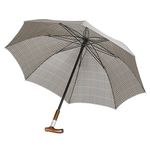 German Walking Stick with Umbrella (Brown)