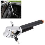 Car Steering Wheel Lock, Folding Anti-Theft High-Security Device 3-Direction Airbag Lock with Keys Suitable Hook Crook for Van Truck Car