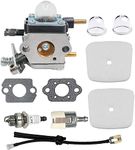 Hippotech Carburetor Replacement for ZAMA C1U-K17 C1U-K27 C1U-K27A C1U-K27B C1U-K54 C1U-K46 C1U-K82 2-Cycle for Mantis 7222 7222E 7222M 7225 7230 7234 7240 7920 7924 Tiller Cultivator Replaces