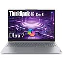 Lenovo ThinkBook 16 Gen 8 Business Laptop, 16" WUXGA IPS Display, Intel Core Ultra 7 255H, 16GB DDR5 RAM, 1TB PCIe SSD, Fingerprint Reader, Copilot AI PC Office 365 for Web, Arctic Grey Windows 11 Pro