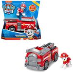 Paw Patrol, Marshall’s Fire Engine Vehicle with Collectible Figure, for Kids Aged 3 and Up, Multicolor, (6061798)