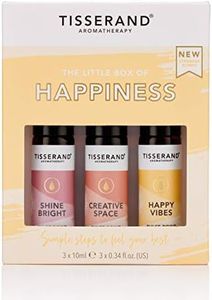 Tisserand Aromathérapie | The Little Box of Happiness | Roll On Essential Huils Happiness Set | 100% Pure Natural Essential Oil | 3 x 10 ml