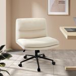 Oikiture Home Office Chair with Whe