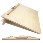 Zieler Ergonomic LARGE A3 Writing Slope for better writing posture Easywriter. Premium, lacquered wood finish with 20°degree angle. Suitable for left & right-handed use. Space saving design