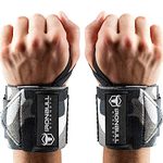 Wrist Wraps (18" Premium Quality) for Powerlifting, Bodybuilding, Weight Lifting - Wrist Support Braces for Weight Strength Training (Camo/White)