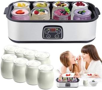 Ultimate Yogurt Maker with LCD Display, 1400ML Automatic Yogurt Maker Machine with 180ML Glass Containers, Adjustable Temperature and Time Control, Perfect Health Gift for Men Women