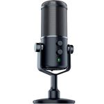 Razer Seiren Elite - Professional Grade Dynamic Streaming Microphone (Single Dynamic Capsule, Inbuilt High-Pass Filter, Digital/Analog Vocal Limiter, 16-bit/48kHz Resolution) Black