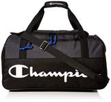 Champion Unisex's Velocity Duffel Bag, Grey/Black, One Size