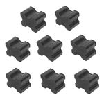 8PCS Coil Spring Spacers,Coil Spring Booster,Car Accessories Rubber Coil Spring Booster Kit,Coil Spring Spacers for Car,Rubber Coil Spacers for 1" to 1.5" Coil Spring Lift (8 Black)