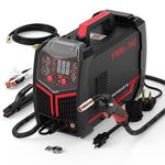 YESWELDER 160A Gas Free Multiprocess MIG Welder, Flux Cored/MIG/Lift TIG/Stick 4 in 1 Welding Machine, Synergistic Control 110V/220V Dual Voltage