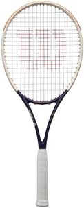 Wilson Roland-Garros Triumph Tennis Racket, Navy/White, 4-1/4" (2)