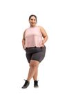 Spirit Animal Plus Size Tank Tops for Women, Peach | Tank Top with High Side Slits and Round Neck| Yoga Tank Top for Women Workout | Stretchable Tank Tops | Relaxed Fit -3XL