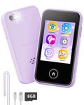 shiningstone Kids Toddler Toy Phone for Girls Boys Age 3-6, MP3 Music Player with Dual Camera, Kids Phone for Girls 3 4 5 6 7 Year Old, Best Christmas Birthday Gifts for Kids(Purple)
