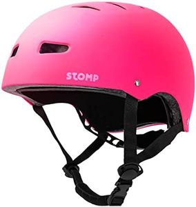 STOMP Skateboard Helmet - Removable Liners Ventilation Multi-Sport Scooter Inline Skating for Youth & Adults (Matte Purple, Medium)