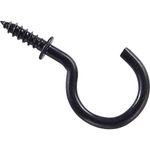 Stanley N119-729 1 in. Black Cup Hook