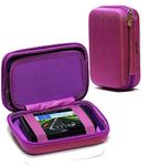 Navitech Purple Hard Carry Case Compatible With The Garmin DriveSmart 55 MT-S 5.5 Inch