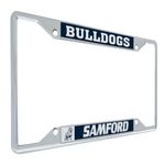 Samford University Metal License Plate Frame for Front or Back of Car Officially Licensed (Mascot)