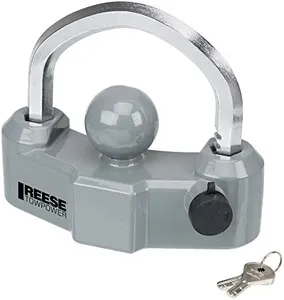 Reese Towpower 7088300 Heavy Duty Coupler Lock , Grey