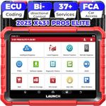 LAUNCH X431 PROS ELITE Bi-directional Diagnostic Scanner, ECU Online Coding, All System Scan Tool, Support 37+ Services, CANFD&DoIP, Guide Function, 2 Years Free Update