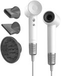Laifen Swift Special Hair Dryer with Smooth Nozzle for Curly Hair, Blow Dryer with 110, 000 RPM High-Speed Drying Brushless Motor, 200M Ionic Hair Dryer for Travel & Home with Low Noise, Thermo Control