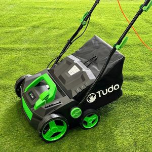 Tuda Electric Grass Sweeper – 380mm Lawn Cleaning Tool