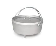 GSI Outdoors 12-Inch Aluminum Dutch Oven (Silver, 5-Quart)