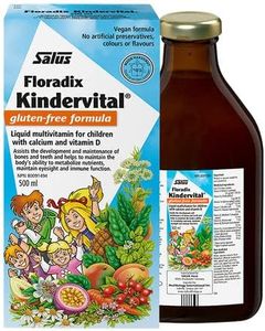 SALUS Kindervital Liquid Multivitamin for Kids (500ml) - Children’’s Liquid Multivitamin Promotes Health and Well-Being - Multivitamin for Kids Liquid Formula for Easy Administration - Kids Multivitamins Liquid.