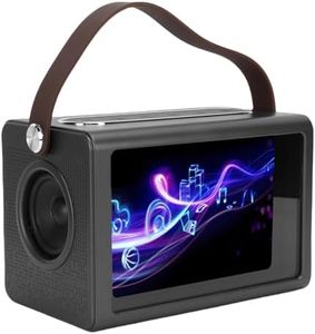 TOPINCN Portable Karaoke Machine for Adults WiFi Bluetoothes Karaoke System Wireless Singing Machine with 2 Wireless Microphones APP Lyrics Display for Family Gatherings