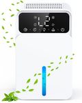 Dehumidifiers for Home, 1500ml High Efficiency Dehumidifier for Bedroom, 3 Modes Quite Portable Bathroom Dehumidifier, 12H Timer, 7 Colorful Lights, Electric Small Dehumidifiers for Drying Clothes