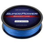 KastKing SuperPower Braid Fishing Line, Ocean Blue, 30LB/0.25mm/(500M/547 Yds)