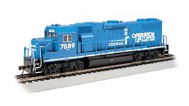 Bachmann Trains - EMD GP38-2 - Diesel Locomotive - Conrail #7889 (Operation Lifesaver) - HO Scale