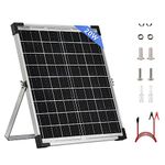 SARONIC 20W Solar Panel High-Efficiency Monocrystalline Module PV Power Charger 12V Solar Panels for Home, Sheds, Motorhome, Boat, Caravan, Campervan, Camping and Other Off-Grid Applications