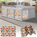 Fshibila 74" ×50" Large Baby Plaype