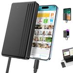 ySky 2TB MFi Certified External Hard Drive for iPhone iPad MacBook Computer,Photo Stick USB HDD Storage for iPhone 17/16/ 15/14/13/12 &USB-C Android Phone to Backup Photo/Video/Music