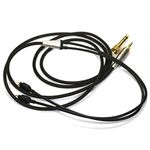 NewFantasia Replacement Cable for Sennheiser HD650 HD600 HD580 Headphones Upgrade Audio Cable Stereos HiFi Cord Black 1.5m