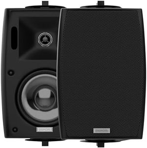 DIGIMORE 80W Wall Speaker | 2-Way 8Ω Speaker | 4" Woofer + 1" Tweeter | Clear & Balanced Sound | Easy Wall Mount | Indoor & Outdoor Use | Ideal for Home, Restaurants & Commercial Spaces (DWS-4201K)