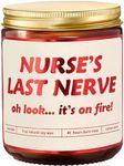 Got You a Little Something Nurse Gifts for Women - Nurse's Last Nerve Soy Candle Infused with Lavender Vanilla Scent ; Funny Christmas Appreciation Candle for Registered Nurses RN LPN Nicu